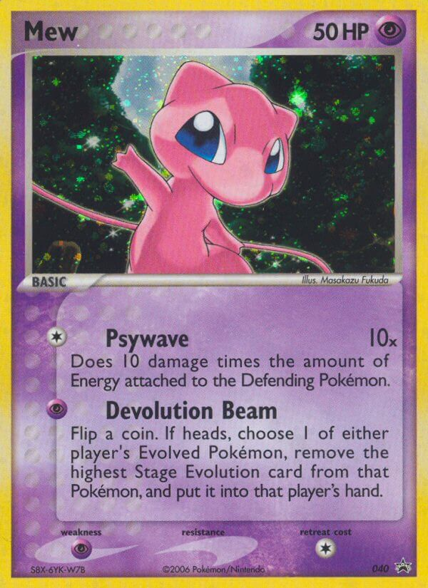 Mew (040) [Nintendo: Black Star Promos] | Tables and Towers