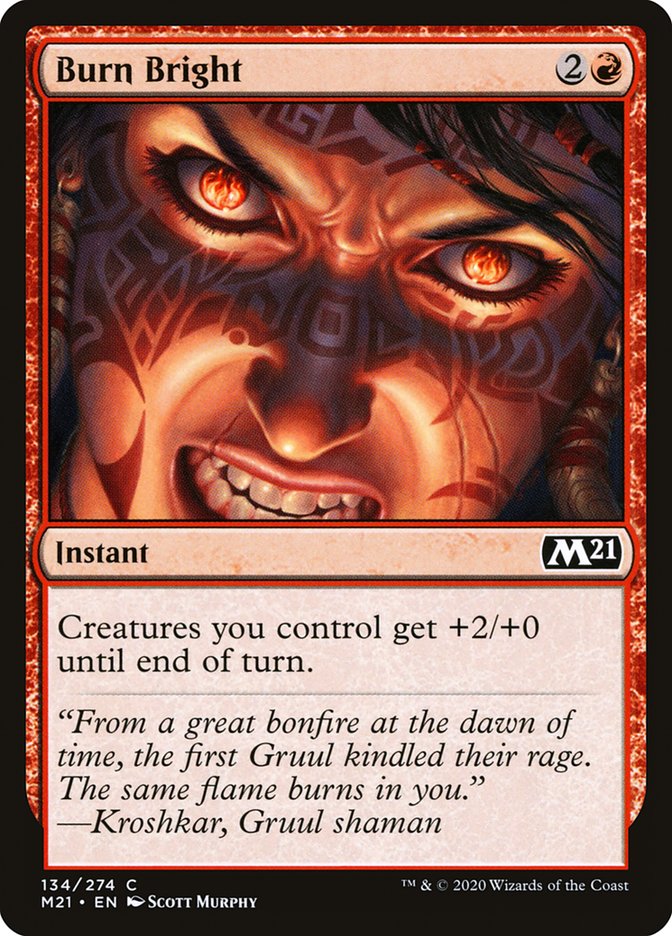 Burn Bright [Core Set 2021] | Tables and Towers