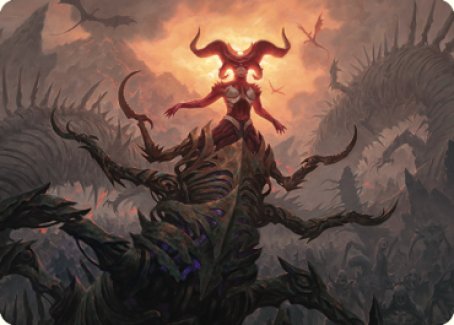 Sheoldred, the Apocalypse Art Card [Dominaria United Art Series] | Tables and Towers