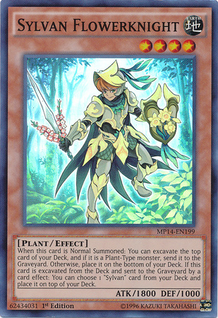 Sylvan Flowerknight [MP14-EN199] Super Rare | Tables and Towers