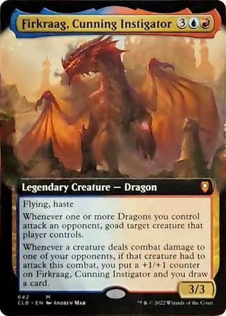 Firkraag, Cunning Instigator (Extended Art) [Commander Legends: Battle for Baldur's Gate] | Tables and Towers
