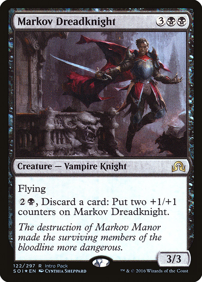 Markov Dreadknight (Intro Pack) [Shadows over Innistrad Promos] | Tables and Towers