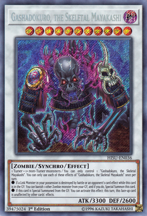 Gashadokuro, the Skeletal Mayakashi [HISU-EN036] Secret Rare | Tables and Towers