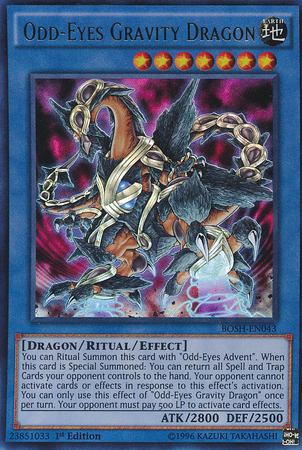 Odd-Eyes Gravity Dragon [BOSH-EN043] Ultra Rare | Tables and Towers