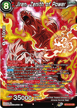 Jiren, Zenith of Power (BT14-014) [Cross Spirits] | Tables and Towers