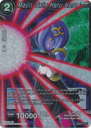 Majin Twin Haru Haru (Foil) (EX02-07) [Dark Demon's Villains] | Tables and Towers