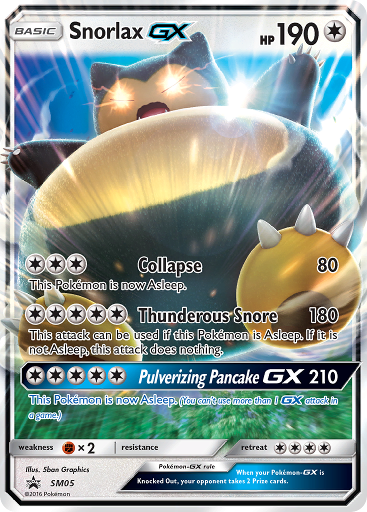 Snorlax GX (SM05) [Sun & Moon: Black Star Promos] | Tables and Towers