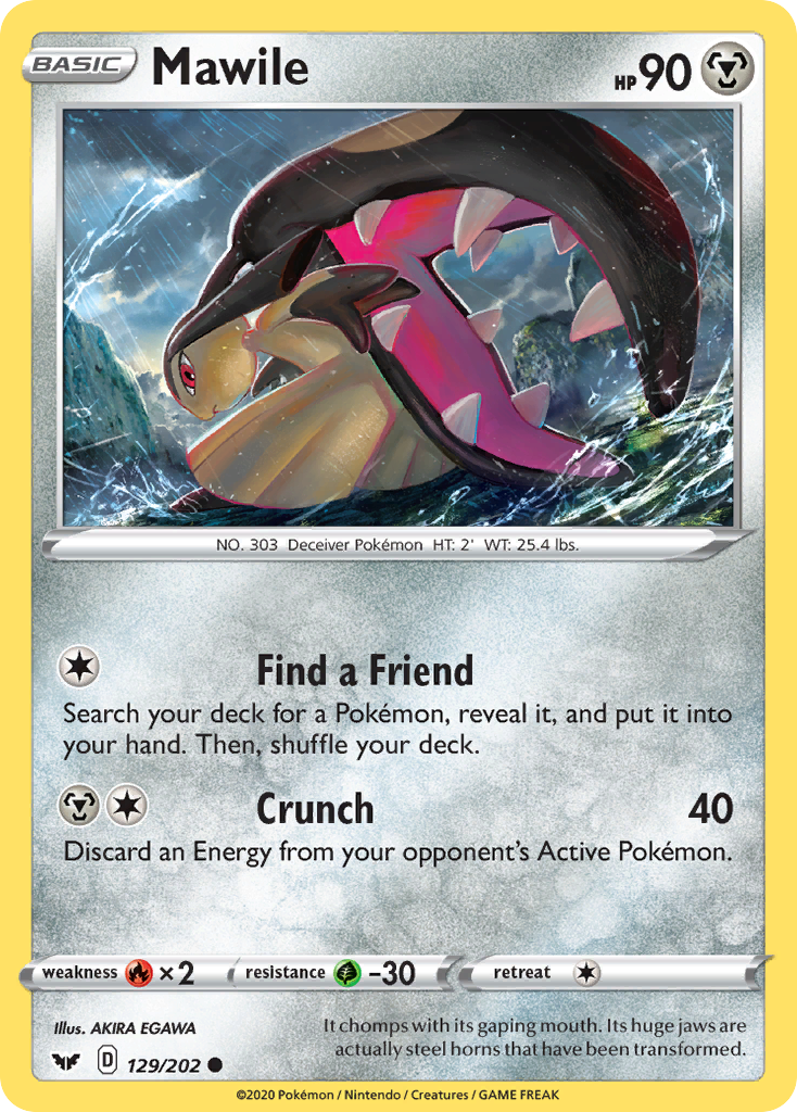 Mawile (129/202) [Sword & Shield: Base Set] | Tables and Towers