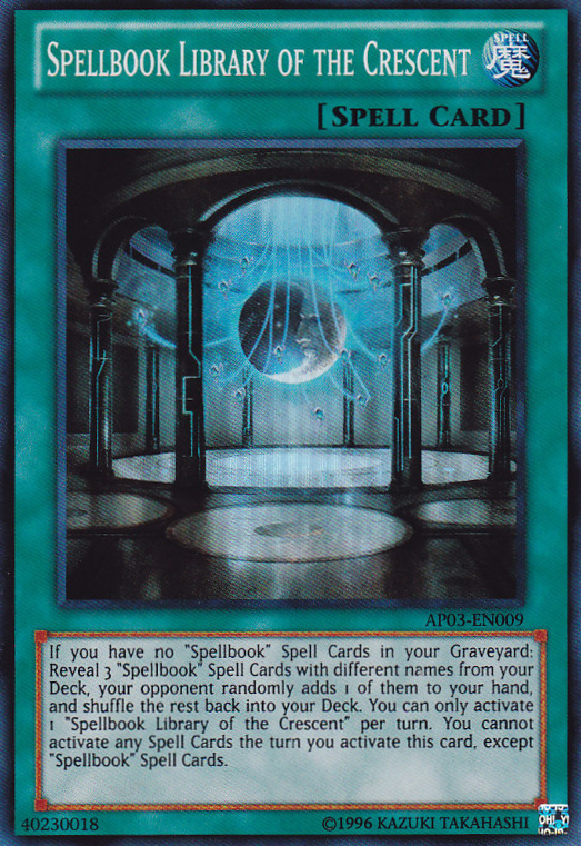 Spellbook Library of the Crescent [AP03-EN009] Super Rare | Tables and Towers