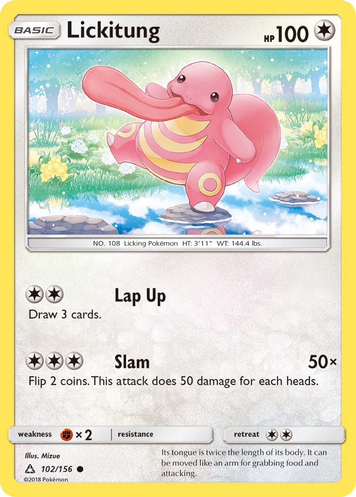 Lickitung (102/156) [Sun & Moon: Ultra Prism] | Tables and Towers