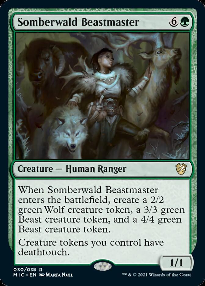 Somberwald Beastmaster [Innistrad: Midnight Hunt Commander] | Tables and Towers