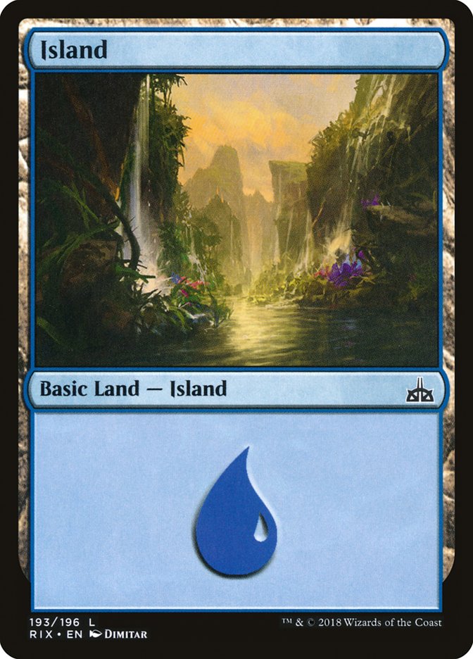 Island (193) [Rivals of Ixalan] | Tables and Towers