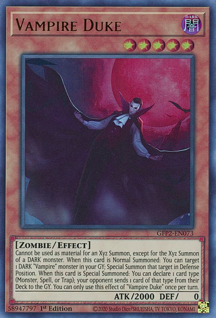 Vampire Duke [GFP2-EN073] Ultra Rare | Tables and Towers