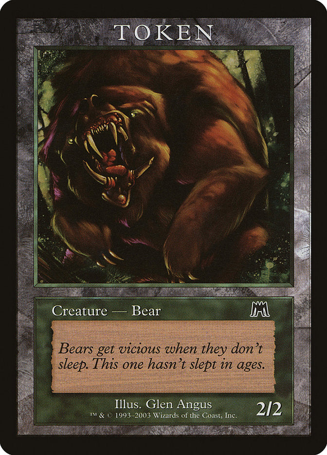 Bear Token [Magic Player Rewards 2003] | Tables and Towers