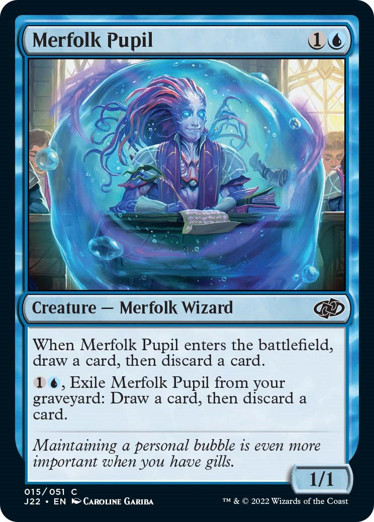 Merfolk Pupil [Jumpstart 2022] | Tables and Towers