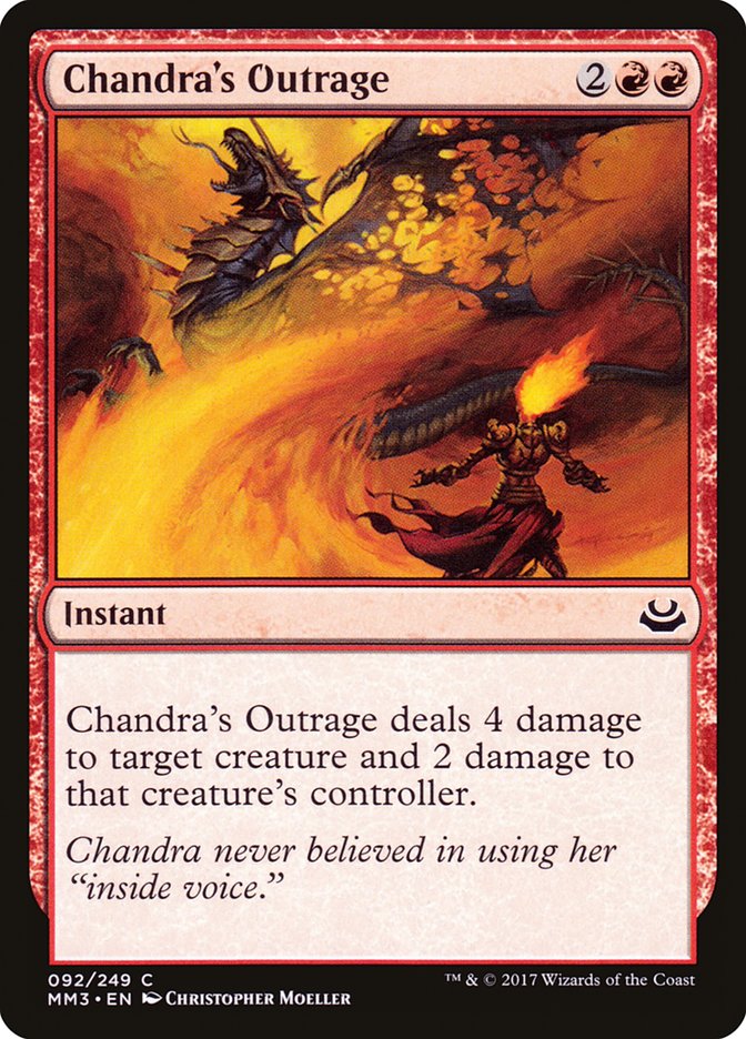 Chandra's Outrage [Modern Masters 2017] | Tables and Towers