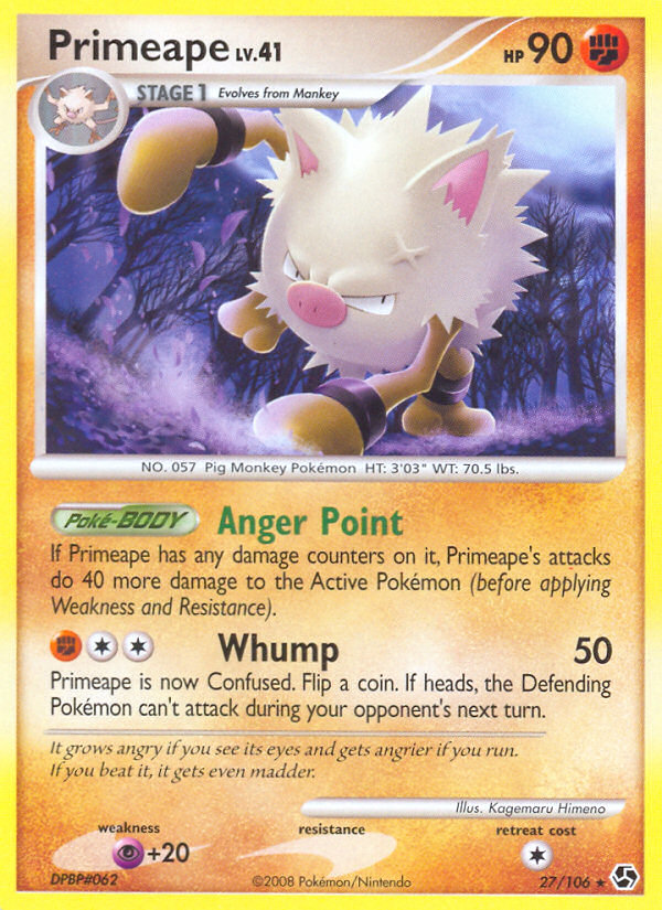 Primeape (27/106) [Diamond & Pearl: Great Encounters] | Tables and Towers