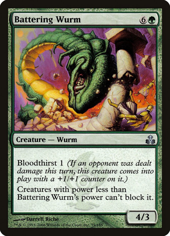 Battering Wurm [Guildpact] | Tables and Towers