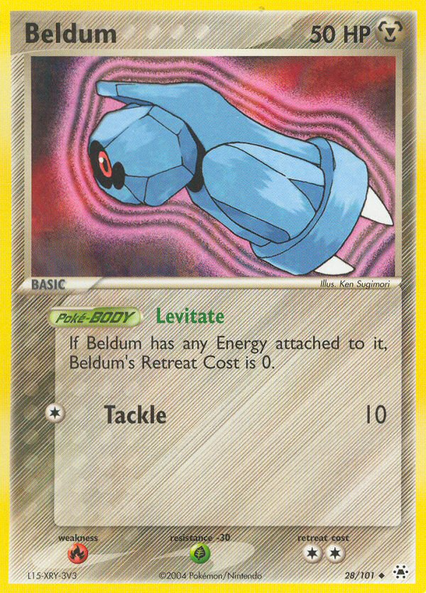 Beldum (28/101) [EX: Hidden Legends] | Tables and Towers