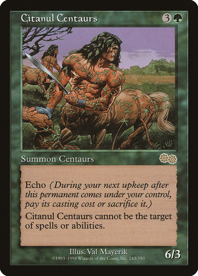 Citanul Centaurs [Urza's Saga] | Tables and Towers