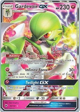 Gardevoir GX (93/147) (Infinite Force - Diego Cassiraga) [World Championships 2017] | Tables and Towers