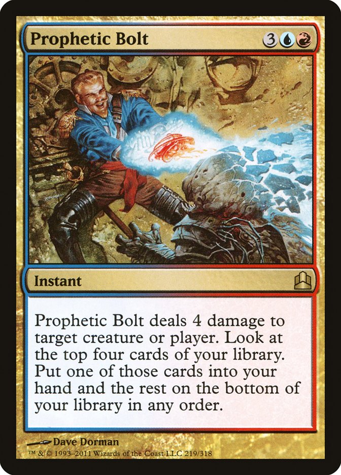 Prophetic Bolt [Commander 2011] | Tables and Towers