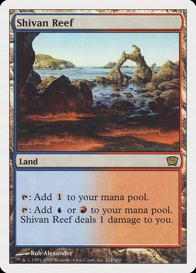 Shivan Reef [Ninth Edition] | Tables and Towers