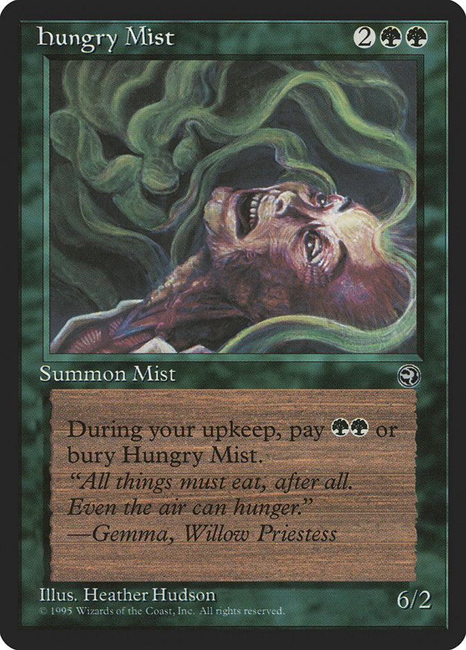 Hungry Mist (Gemma Flavor Text) [Homelands] | Tables and Towers