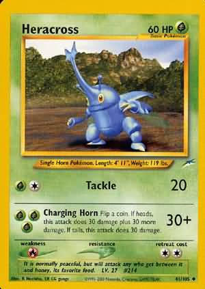 Heracross (41/105) [Neo Destiny Unlimited] | Tables and Towers