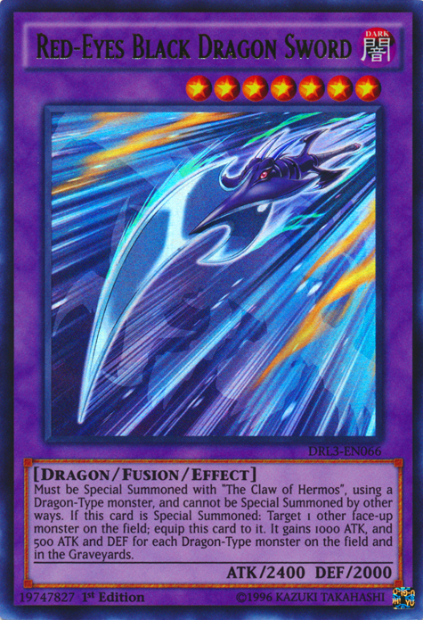 Red-Eyes Black Dragon Sword [DRL3-EN066] Ultra Rare | Tables and Towers