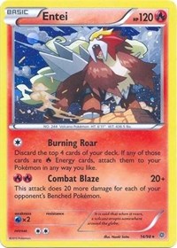 Entei (14/98) (Cosmos Holo) (Blister Exclusive) [XY: Ancient Origins] | Tables and Towers