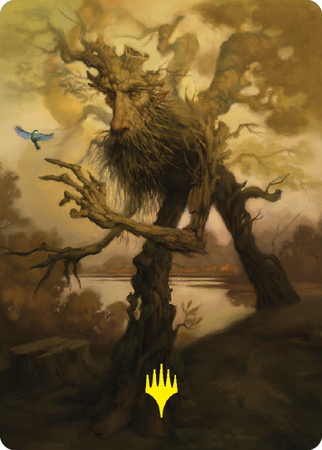 Treefolk Token Art Card (Gold-Stamped Signature) [The Lord of the Rings: Tales of Middle-earth Art Series] | Tables and Towers