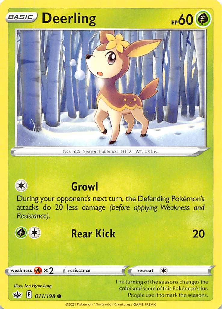 Deerling (011/198) [Sword & Shield: Chilling Reign] | Tables and Towers