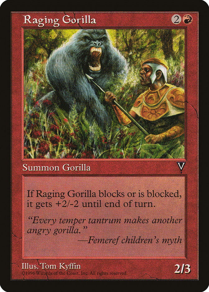 Raging Gorilla [Visions] | Tables and Towers