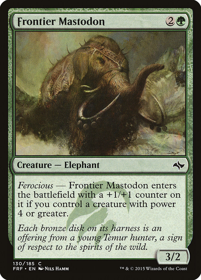 Frontier Mastodon [Fate Reforged] | Tables and Towers