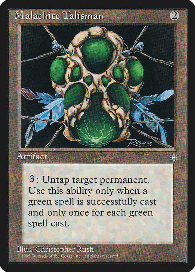 Malachite Talisman [Ice Age] | Tables and Towers