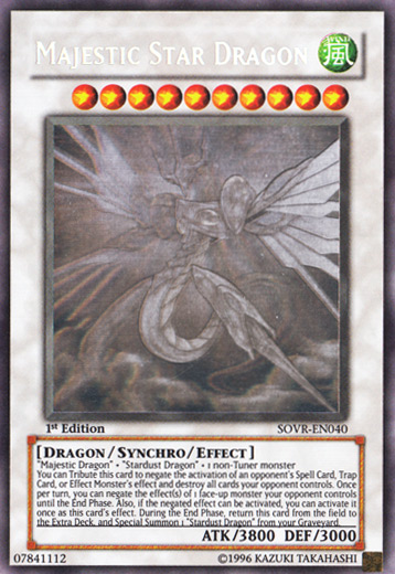 Majestic Star Dragon [SOVR-EN040] Ghost Rare | Tables and Towers