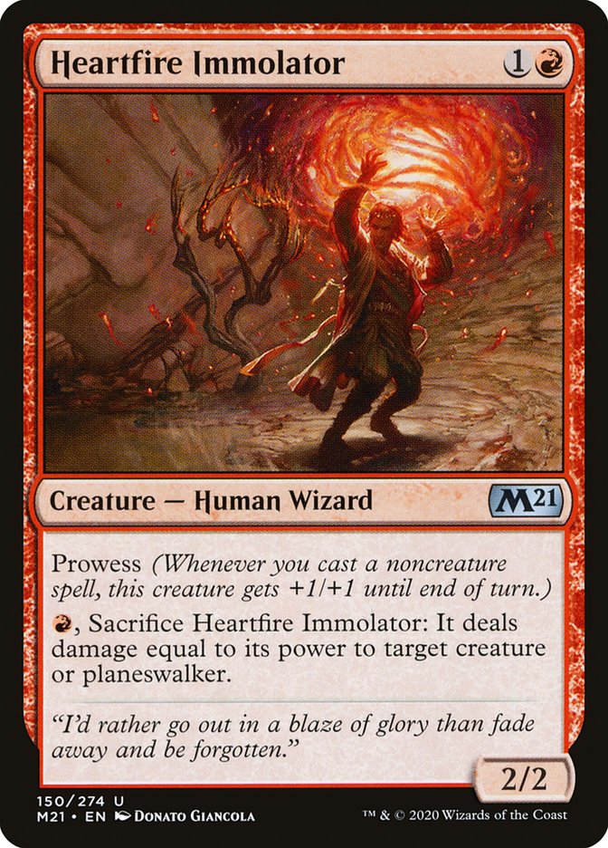 Heartfire Immolator [Core Set 2021] | Tables and Towers