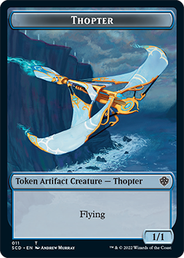 Bird // Thopter Double-Sided Token [Starter Commander Decks] | Tables and Towers