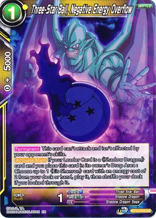 Three-Star Ball, Negative Energy Overflow (BT11-115) [Vermilion Bloodline 2nd Edition] | Tables and Towers