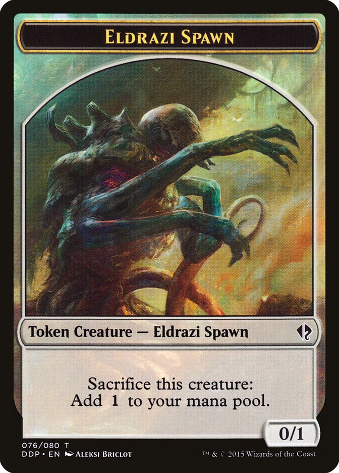 Eldrazi Spawn Token (076/080) [Duel Decks: Zendikar vs. Eldrazi] | Tables and Towers