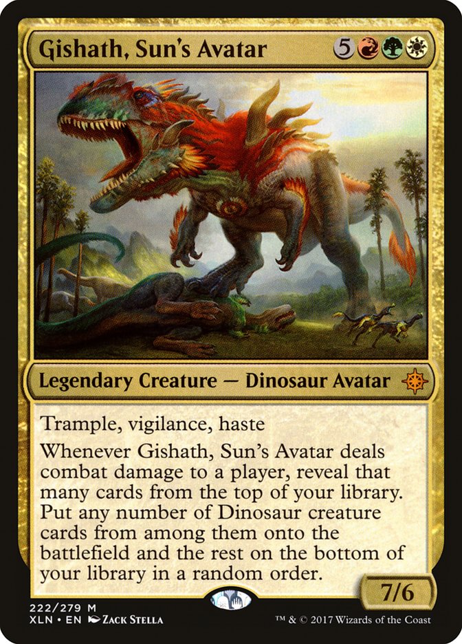 Gishath, Sun's Avatar [Ixalan] | Tables and Towers