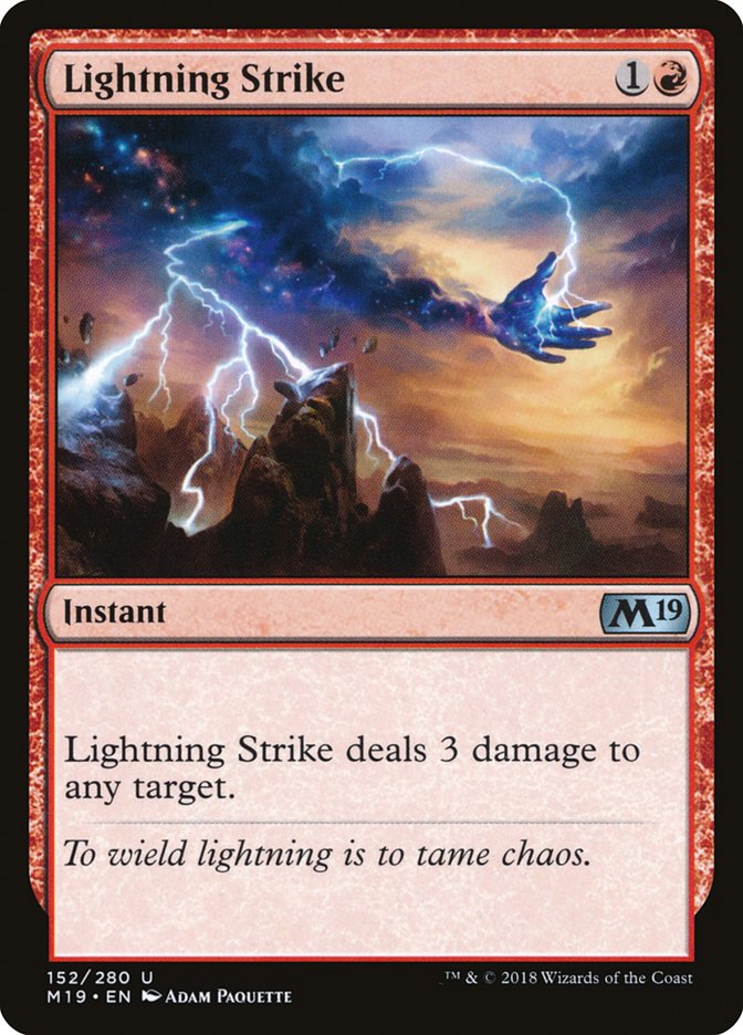 Lightning Strike [Core Set 2019] | Tables and Towers