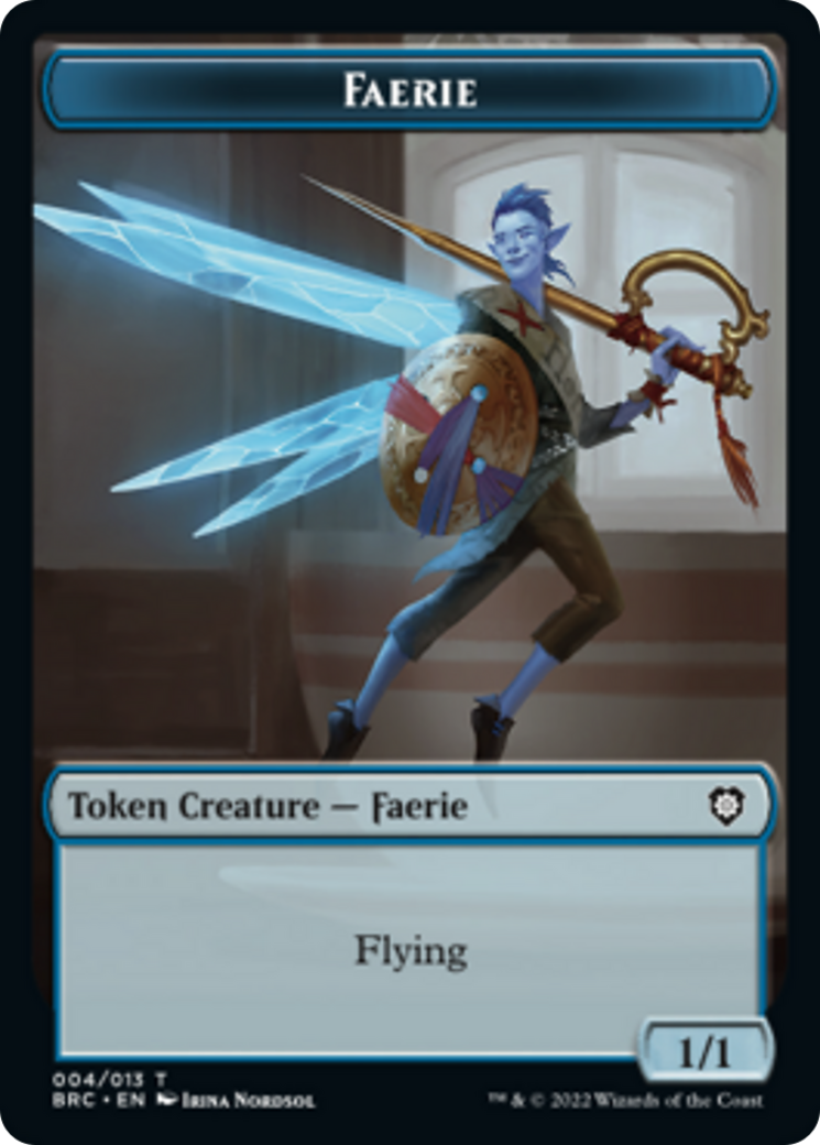 Faerie // Thopter (010) Double-Sided Token [The Brothers' War Commander Tokens] | Tables and Towers