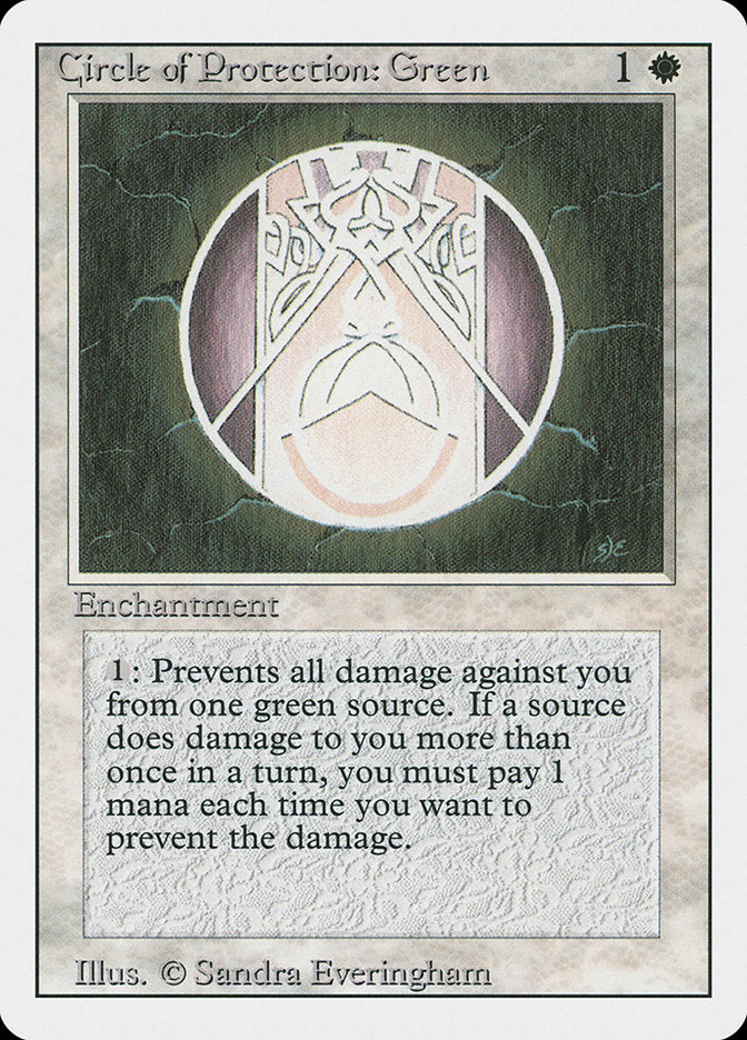 Circle of Protection: Green [Revised Edition] | Tables and Towers