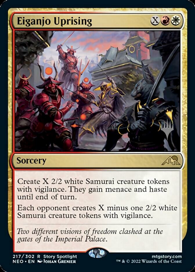 Eiganjo Uprising (Promo Pack) [Kamigawa: Neon Dynasty Promos] | Tables and Towers