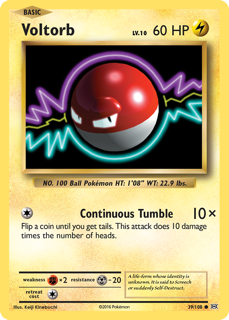 Voltorb (39/108) [XY: Evolutions] | Tables and Towers