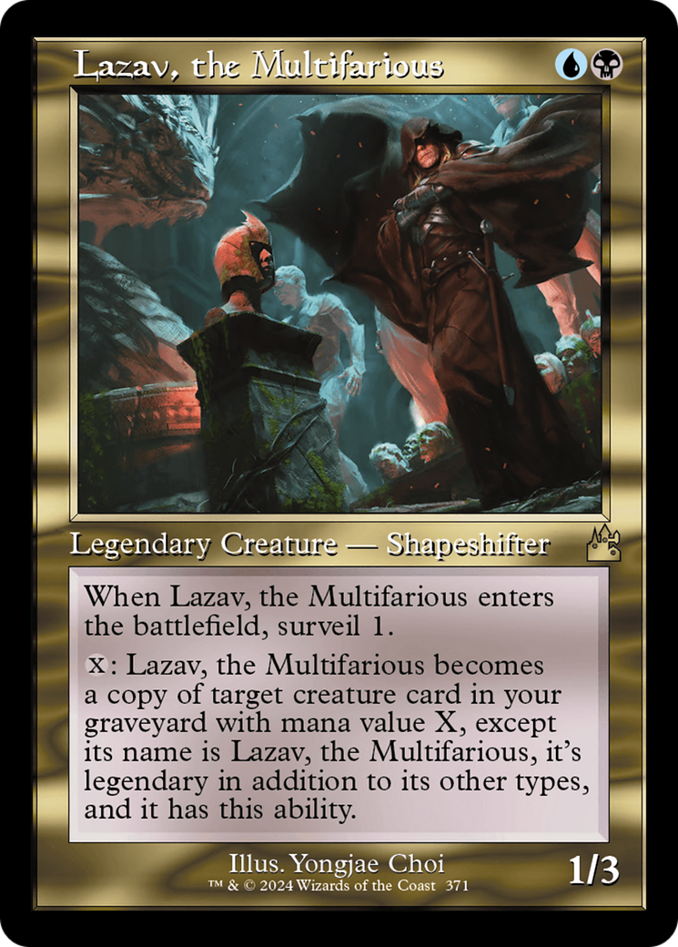 Lazav, the Multifarious (Retro Frame) [Ravnica Remastered] | Tables and Towers