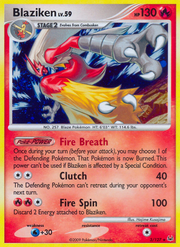 Blaziken (3/127) [Platinum: Base Set] | Tables and Towers