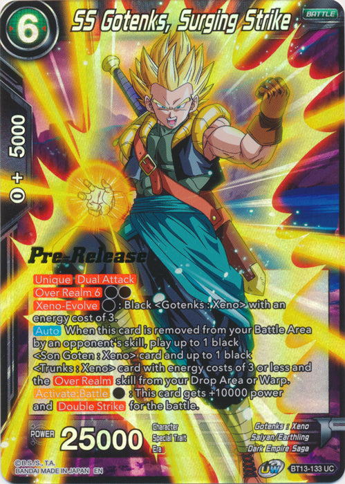 SS Gotenks, Surging Strike (BT13-133) [Supreme Rivalry Prerelease Promos] | Tables and Towers